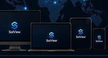 SolView funcionando en monitor, notebook, tablet y celular